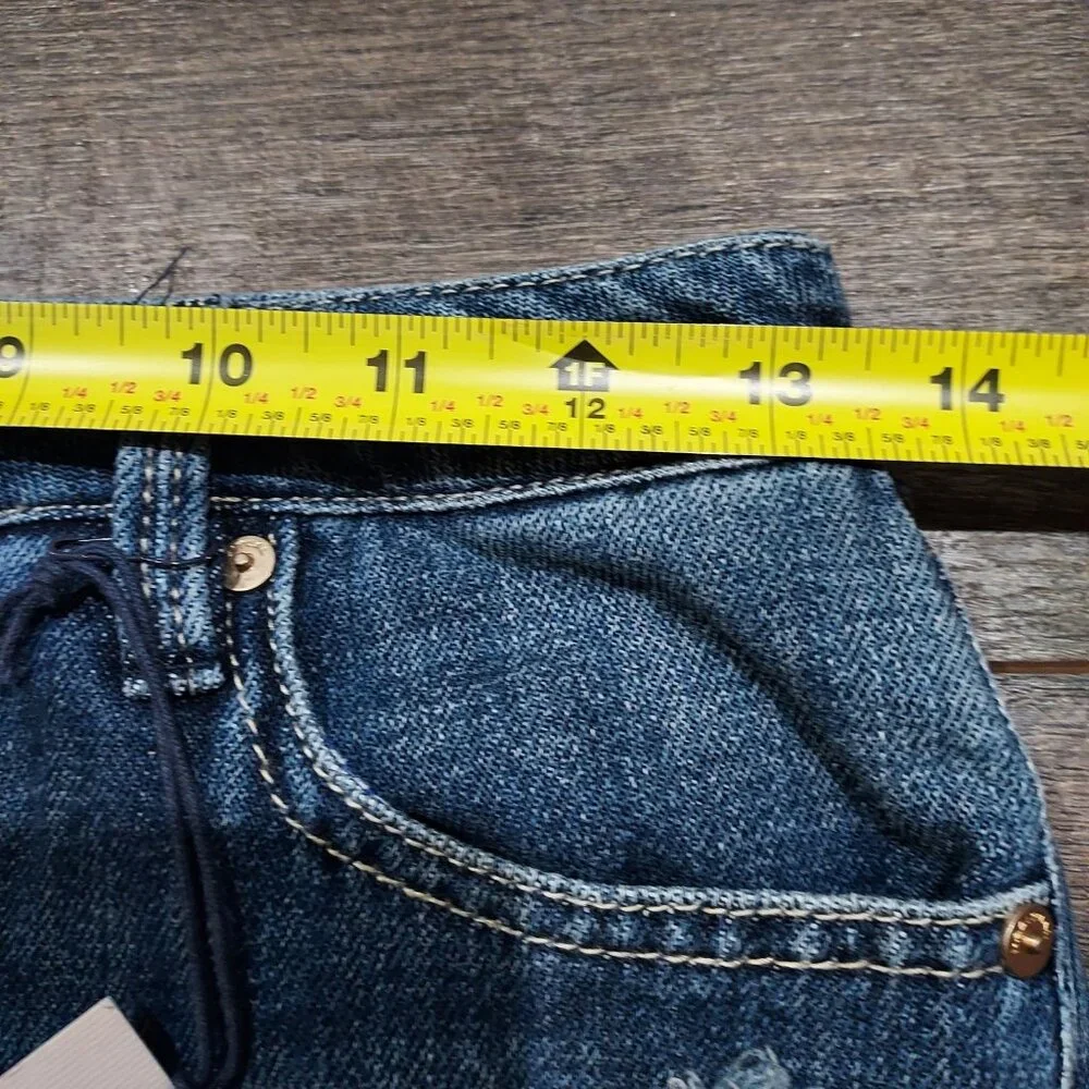 Jeans Habitual Capri Distressed Boyfriend Size 25 Beachcore Summertime 100Cotton - Picture 12 of 13